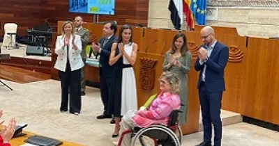 Un momento de la entrega de premios con la presencia de la reina Letizia