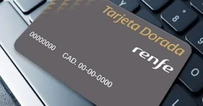 Tarjeta Dorada emitida por Renfe (Fuente: Renfe)