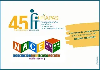 Cártel del Convenio de Colaboración para la prevención del acoso escolar