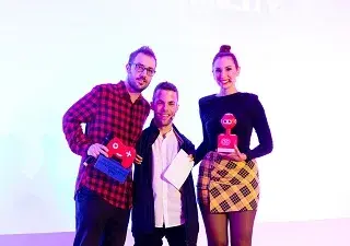 Presentadores  del Mejor Videojuego Accesible de Fundación ONCE