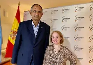 Foto de representantes con síndrome de Down