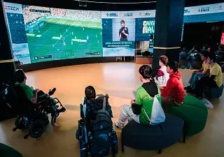 participantes en el I Campamento Navideño de videojuegos accesibles