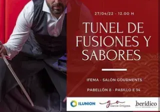 Banner del Tunel de Fusiones y Sabores, demostración de Emilio José García Ortigosa para presentar los productos de Berídico - ILUNION