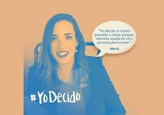 Banner de la campaña #YoDecido de la Confederación Aspace