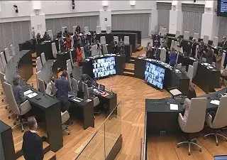 Un momento del Pleno Ayuntamiento de Madrid (Fuente: Ayuntamiento de Madrid)