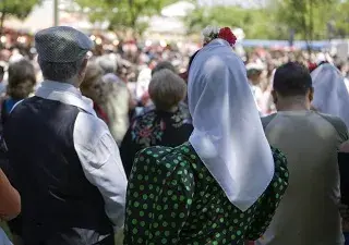 Chulapos en la Pradera de San Isidro, durante la Feria del año pasado (Fuente: Ayuntamiento de Madrid)