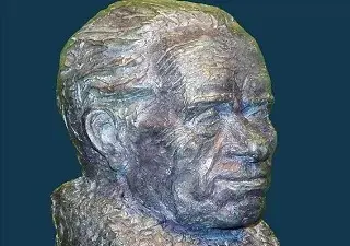Busto del premio Juan Luis Marroquín (Fuente: CNSE)