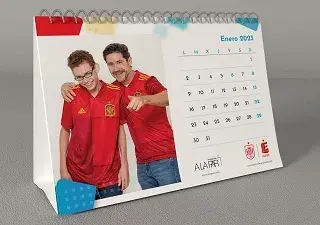 Mes de Enero del Calendario Solidario de la Fundación A La Par (Fuente: Fundación A La Par)
