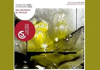 Banner de la muestra ‘Del grutesco al tatuaje’, en la Sala Cambio de Sentido de Fundación ONCE
