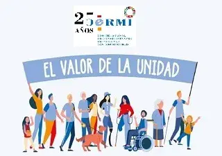 Banner de CERMI donde se destaca el lema "El Valor de la Unidad"