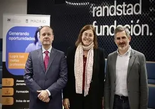 Momento de la presentación del informe que destaca que el crecimiento de las personas con discapacidad en la Seguridad Social (Fuente: Fundación Randstad)