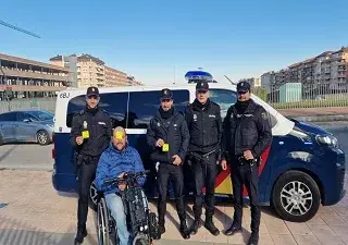 Participantes en la campaña #SinRuedasEnLaCabeza de Aspaym (Fuente: Aspaym Jaén)