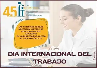 Banner del Día Internacional del Trabajo de FIAPAS con su manifiesto