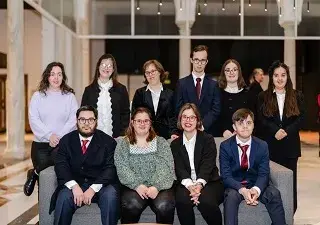 Equipo de colaboradores de Down Sevilla, en la gala de los Premios Goya (Fuente: Down Sevilla)