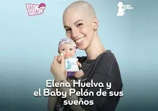 Banner de la presentación del Baby Pelón diseñado por Elena Huelva para la Fundación Juegaterapia