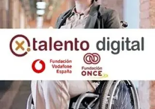 Banner del del programa ‘Por Talento Digital’ de Fundación ONCE