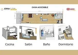 Banner de la presentación de la casa accesible de Fundación ONCE en el Salón Inmobiliario - SIMA