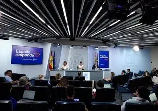 Una rueda de prensa posterior al Consejo de Ministros (Fuente: Jesús Hellín - Europa Press)