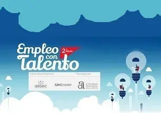 Banner de la II edición de la Feria online, EMPLEO CON TALENTO