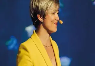 Diana de Arias durante la presentación del evento