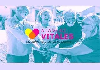 Cartel de presentación del movimiento ‘A la vejez, vitales’
