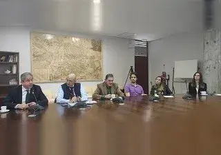 Momento de la presentación de la Cátedra Extraordinaria de Investigación sobre Juego Responsable y su Comunicación de la ONCE y la UCM (Fuente: Servimedia)