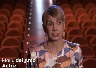 La actriz ciega, Mariu del Amo (Fuente: RTVE)