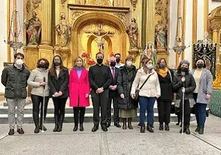 Presentación oficial de la iniciativa ‘Siente la esperanza’ (Fuente: © Facebook: Cofradía del Santísimo Cristo de la Esperanza)