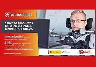 Banner del Banco de productos de apoyo para universitari@s de Accessibilitas