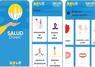 Banner sobre la App Salud Down para las personas con Síndrome de Down