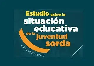 Banner del estudio sobre la situación educativa de la juventud sorda en España