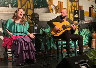 La cantaora Rocío Belén Cuesta, galardonada con uno de los premios de la VIII Bienal Flamenca de la ONCE