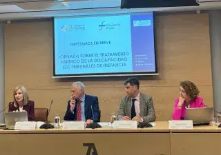 mesa redonda en la jornada sobre 'El tratamiento jurídico de la discapacidad'