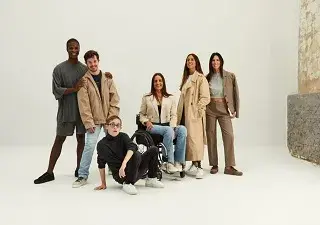 En la campaña de la nueva colección de Timpers participaron modelos con y sin discapacidad (Fuente: Timpers)