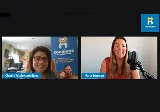 Momento de la presentación del módulo ‘Discapacidad y empleo de calidad: la combinación para un futuro digno’, con Claudia Tecglen y Marta Emerson