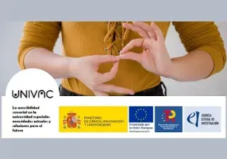 Banner oficial sobre el proyecto UNIVAC, con los logotipos de la Universidad Pompeu Fabra (Barcelona) y del Ministerio de Ciencia e Innovación, la Agencia Estatal de Investigación y la Unión Europea