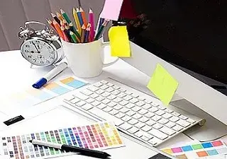 Objetos de una oficina. Fichas didácticas